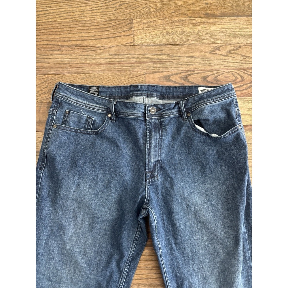 Buffalo David Bitton Men's Jeans 40x30‎ Jackson-X Straight Stretch Fit Dark Wash - Picture 2 of 5